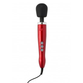 Красный вибратор Doxy Die Cast Wand Massager - 34 см.