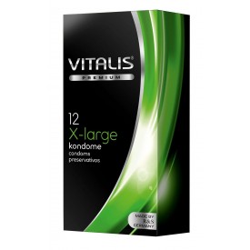 Презервативы увеличенного размера VITALIS PREMIUM x-large - 12 шт.